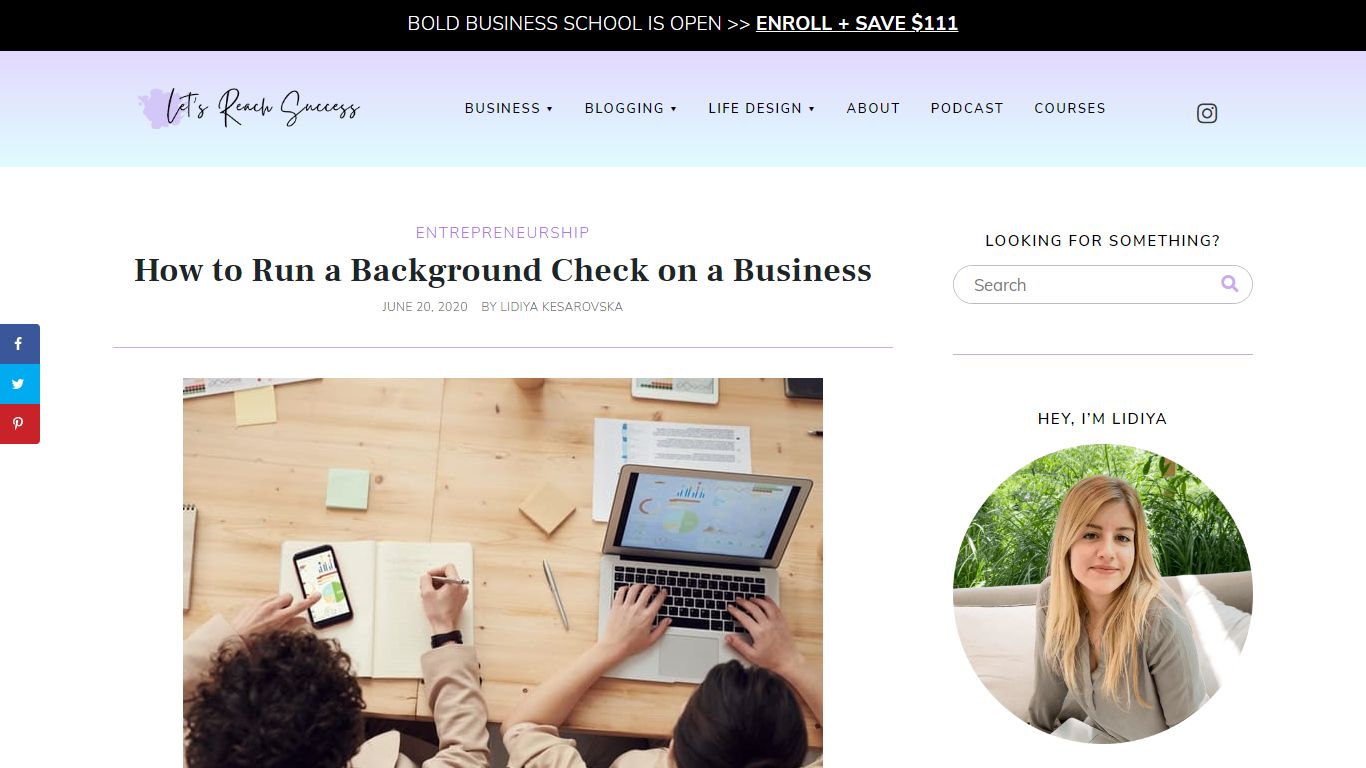 How to Run a Background Check on a Business - Let's Reach Success